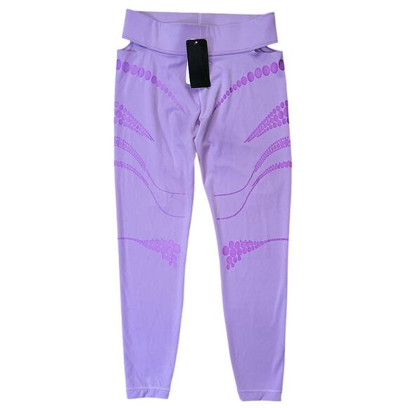 NWT Reebok X Cardi B High-Rise Purple Leggings Large - Picture 1 of 9